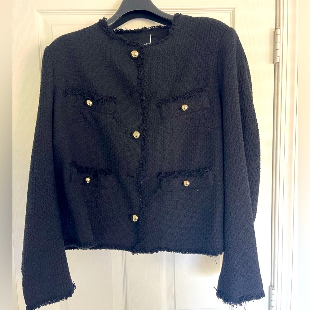 NWT Mango Wintour Tweed Jacket size 2XL